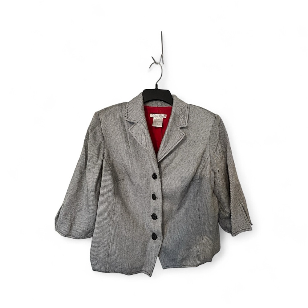 Plaza South Women's Petites Blazer with Red Lining, size 18WP